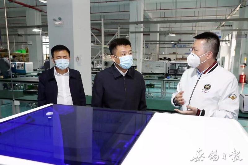 市委书记杜小刚莅临无锡百泰克生物生产车间